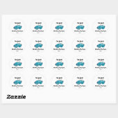 Mijn ogen rusten aangepaste naam grap persoonlijk ronde sticker (Vel)