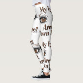 Mijn ogen zijn hier niet bruine ogen. leggings (Links)