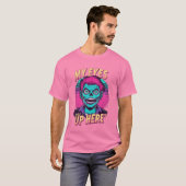 Mijn ogen zijn hierboven 80s t-shirt (Voorkant volledig)
