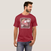 Mijn Oh mijn Pie Fun Retro Kitsch Cartoon Art T-shirt (Voorkant volledig)