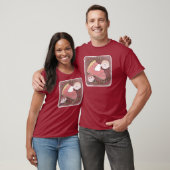 Mijn Oh mijn Pie Fun Retro Kitsch Cartoon Art T-shirt (Unisex)