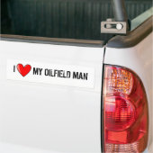 MIJN OILFIELD MAN BUMPERSTICKER (Op Truck)