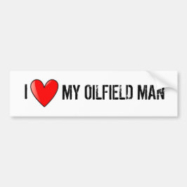 MIJN OILFIELD MAN BUMPERSTICKER