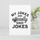 Mijn okes zijn officieel pa Jokes. Bedankkaart (Staand voorkant)