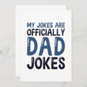 Mijn okes zijn officieel pa Jokes. Bedankkaart (Voorkant / Achterkant)