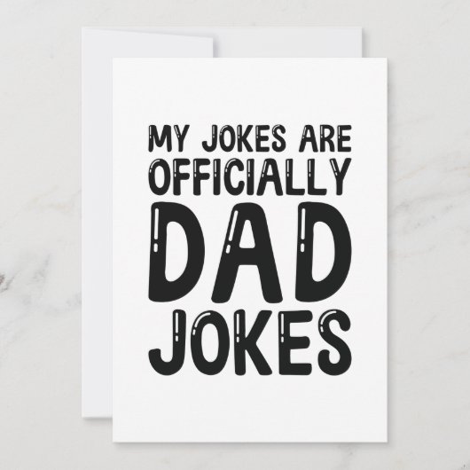 Mijn okes zijn officieel pa Jokes. Bedankkaart (Voorkant)