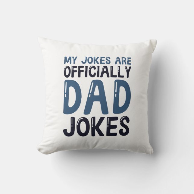Mijn okes zijn officieel pa Jokes. Kussen (Voorkant)