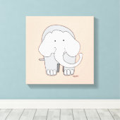 Mijn Olifant Custom 12x12 Canvas Art (Insitu (Houten vloer))