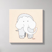 Mijn Olifant Custom 12x12 Canvas Art Afdruk (Voorkant)