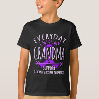 Mijn Oma Alzheimerheimer Ziekte Awareness Rib T-shirt