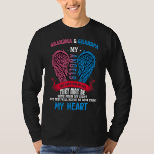 Mijn oma en opa mijn Angels die ze over mijn T-shirt