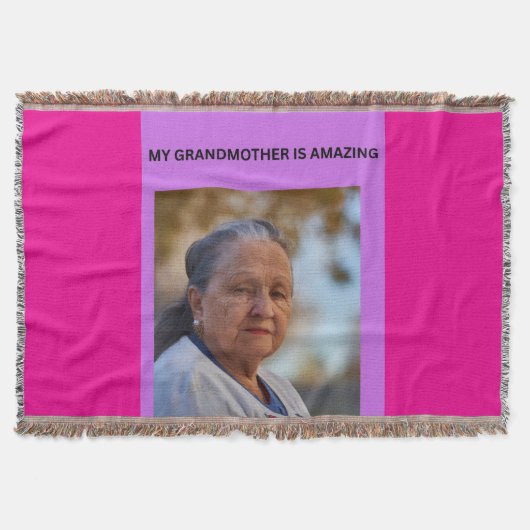 MIJN OMA IS AMAZING DEKEN (Voorkant)
