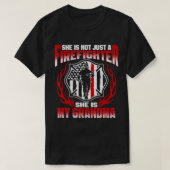 Mijn oma is brandweerman, Hero Fire Grandson Gra T-shirt (Design voorkant)