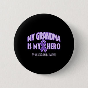 Mijn oma is mijn held voor het bewustzijn van alvl ronde button 5,7 cm