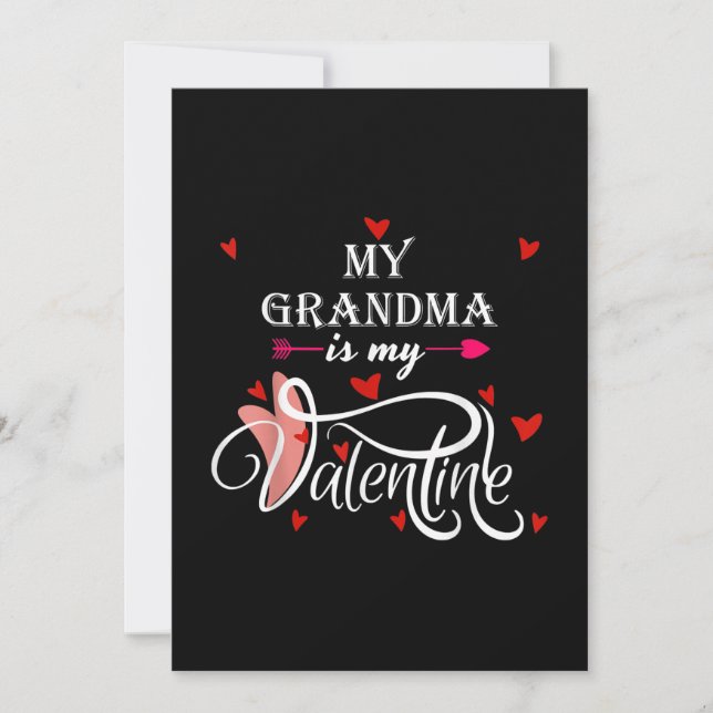 Mijn oma is mijn Valentijn|Valentijnsdag Grandson (Voorkant)