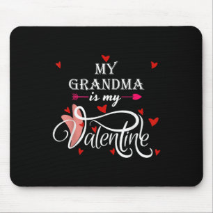 Mijn oma is mijn Valentijn Valentijnsdag Grandson Muismat