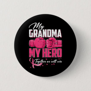 Mijn oma, mijn held samen zullen we borst blikje w ronde button 5,7 cm