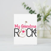 Mijn oma Rocks Briefkaart (Staand voorkant)
