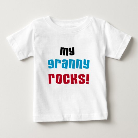 Mijn oma Rocks T shirten en geschenken (Voorkant)