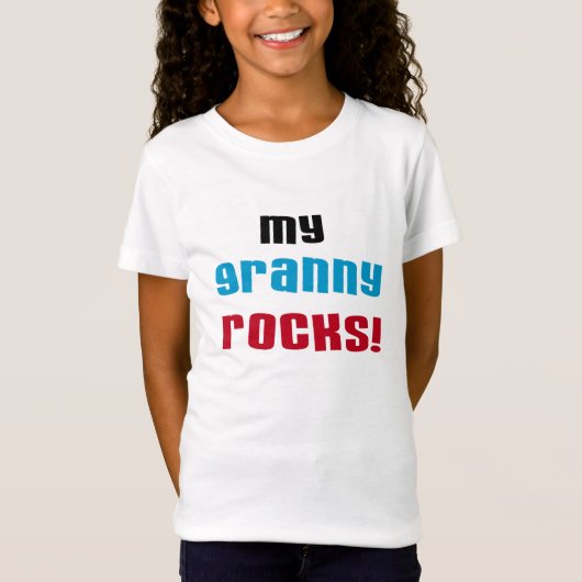 Mijn oma Rocks T shirten en geschenken T-shirt (Voorkant)