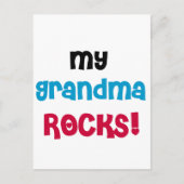 Mijn oma Rocks T-shirts en cadeaus Briefkaart (Voorkant)