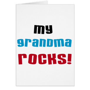 Mijn oma Rocks T-shirts en geschenken