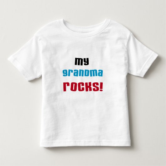 Mijn oma Rocks T-shirts en geschenken (Voorkant)
