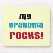 Mijn oma Rocks T-shirts en geschenken Muismat (Voorkant)