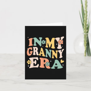 Mijn oma-tijdperk Funny Sarcasstische Groovy Retro Kaart