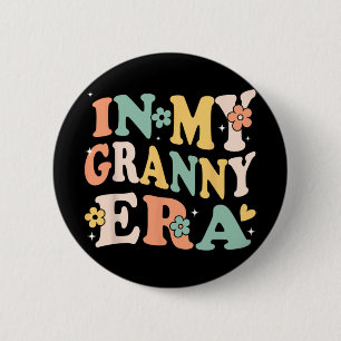 Mijn oma-tijdperk Funny Sarcastische Groovy Retro Ronde Button 5,7 Cm
