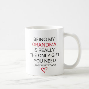 Mijn oma zijn is echt de enige die je nodig hebt koffiemok