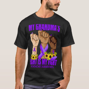 Mijn oma's gevecht is mijn brandende hoofdpijn t-shirt