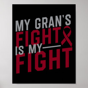 Mijn oma's gevecht is mijn gevecht tegen sikkelcel poster
