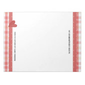 Mijn oma's Recipes Retro Pset Large Notitieblok (Voorkant)