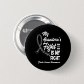 Mijn oma's strijd is mijn strijd hersentumor ronde button 5,7 cm (Voorkant /achterkant)