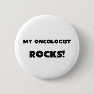 MIJN oncoloog ROCKS! Ronde Button 5,7 Cm