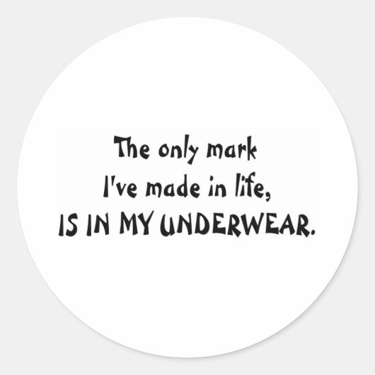 MIJN ONDERDEEL. RONDE STICKER (Voorkant)