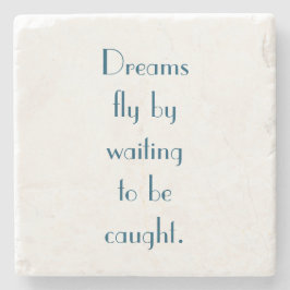 Mijn Onderzetter van de Marmer van het Citaat van 