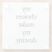 Mijn Onderzetter van het Glasglas van mijn bestemm (Achterkant)