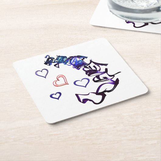 Mijn Onderzetters voor hartpapier loskoppelen (Schuin)