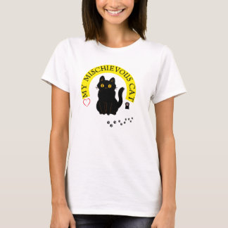 mijn ondeugende kat t-shirt