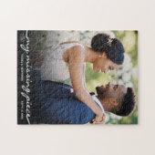 Mijn Ontbrekende Stuk Foto Valentijnsdag Trouwdag Legpuzzel (Horizontaal)