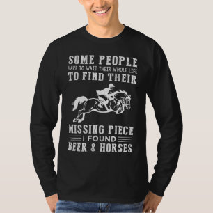 Mijn ontbrekende stuk vinden: bier, paarden en ver t-shirt