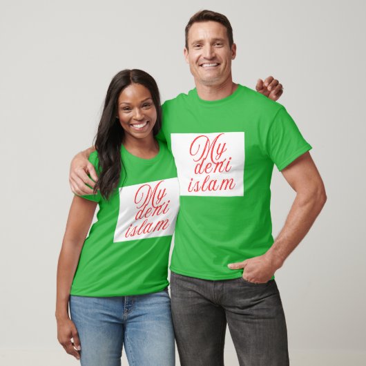 Mijn ontkende islamitische minnaar citeert designm t-shirt (Unisex)