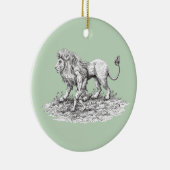 Mijn onzichtbare metgezel keramisch ornament (Rechts)