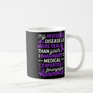 Mijn onzichtbare ziekte is meer echt, fibromyalgie koffiemok