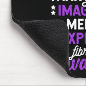 Mijn onzichtbare ziekte is meer echt, fibromyalgie muismat (Hoek)