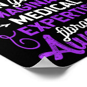 Mijn onzichtbare ziekte is meer echt, fibromyalgie poster (Hoek)