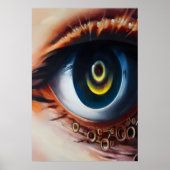 Mijn oog | AI Art Poster (Voorkant)