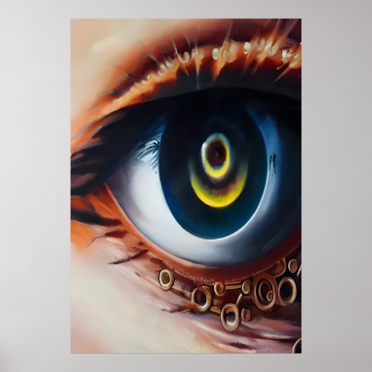 Mijn oog | AI Art Poster (Voorkant)